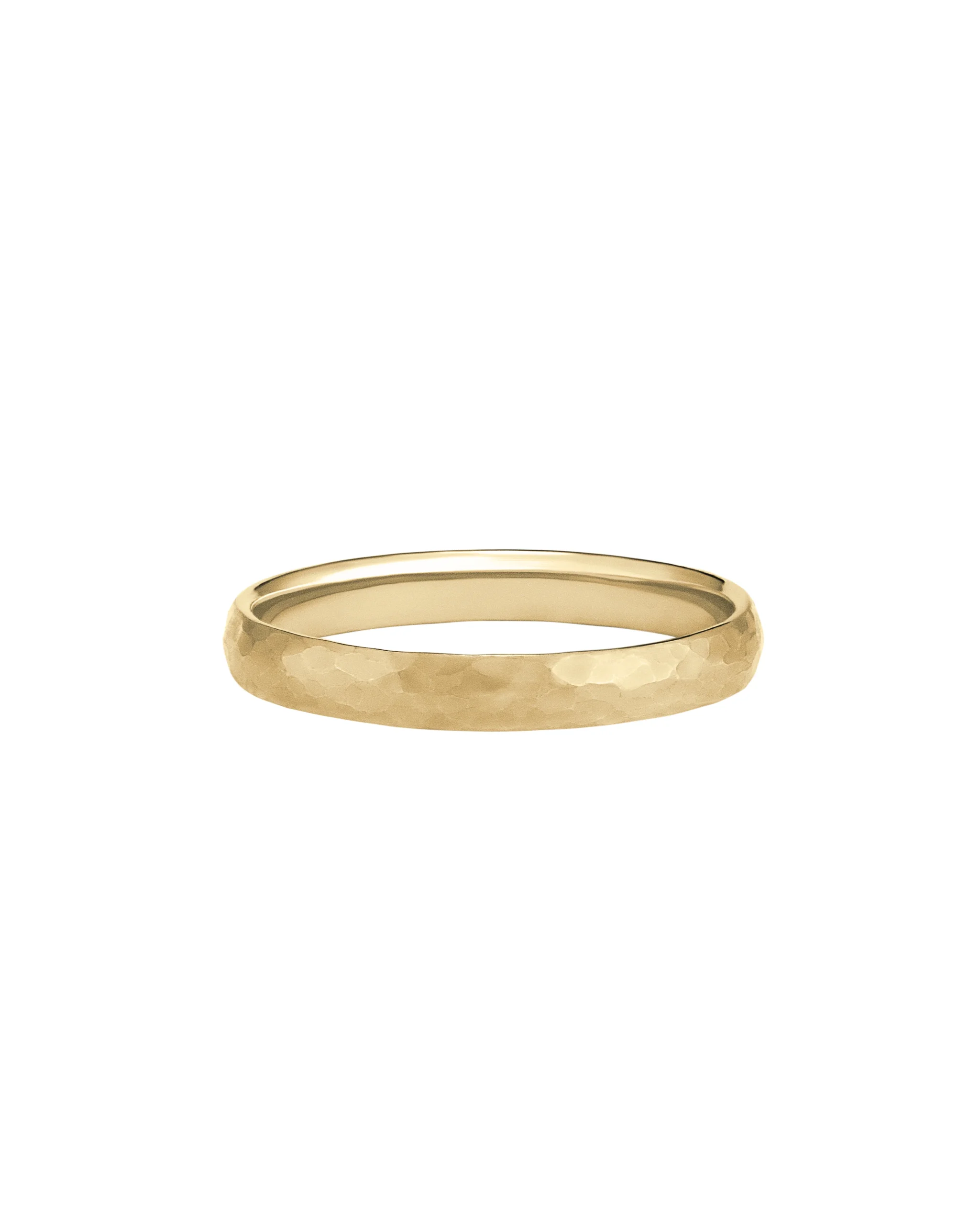 Demi-jonc confort 3mm martelé – Image 7