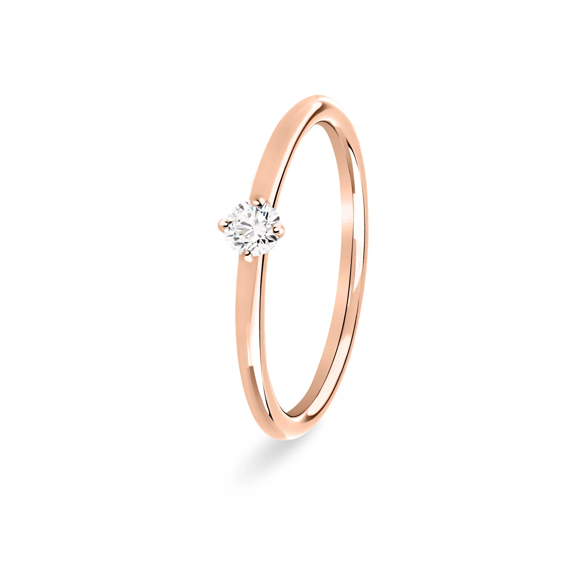 Bague de fiançailles diamant Mini Solitaire 010 – Image 5