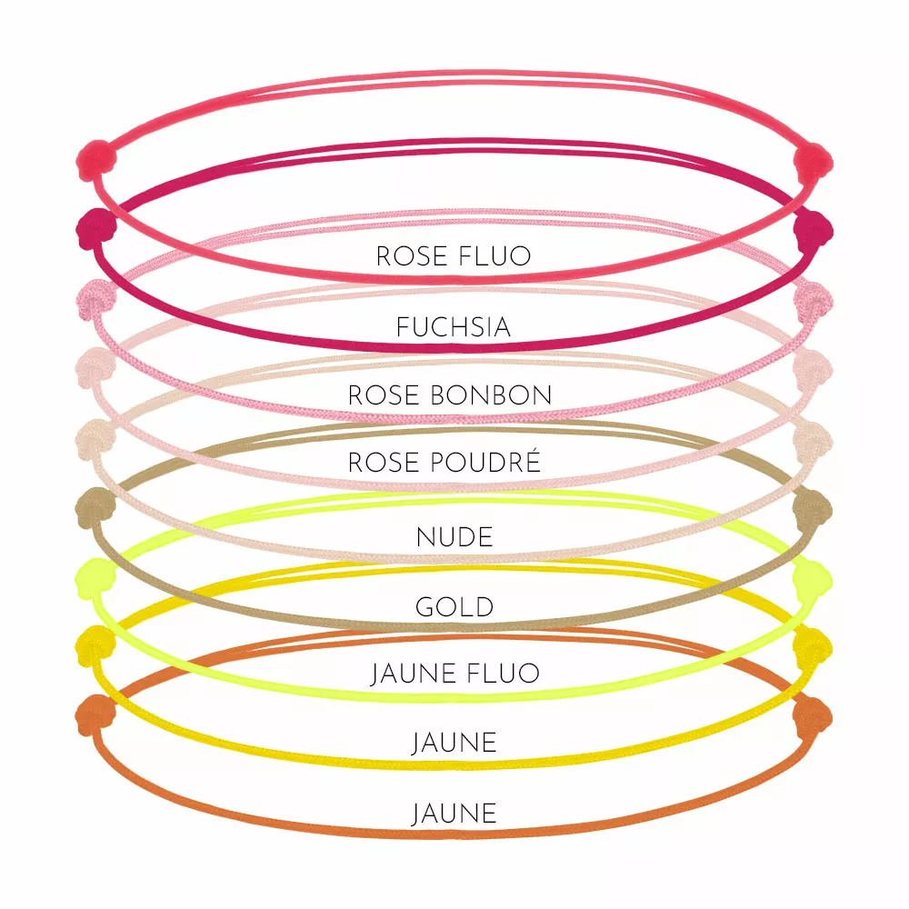 Bracelet diamants sur cordon Trilogie Perlée – Image 5