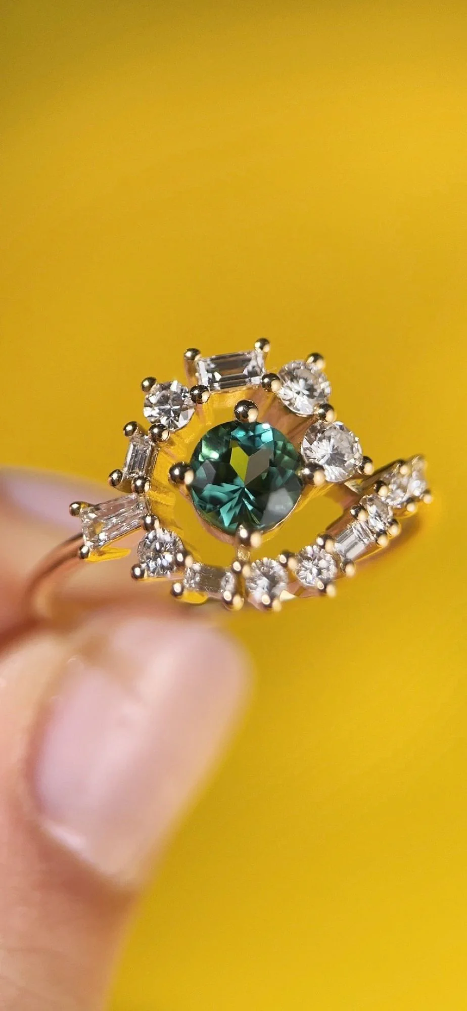 Colimaçon tourmaline et diamants – Image 7