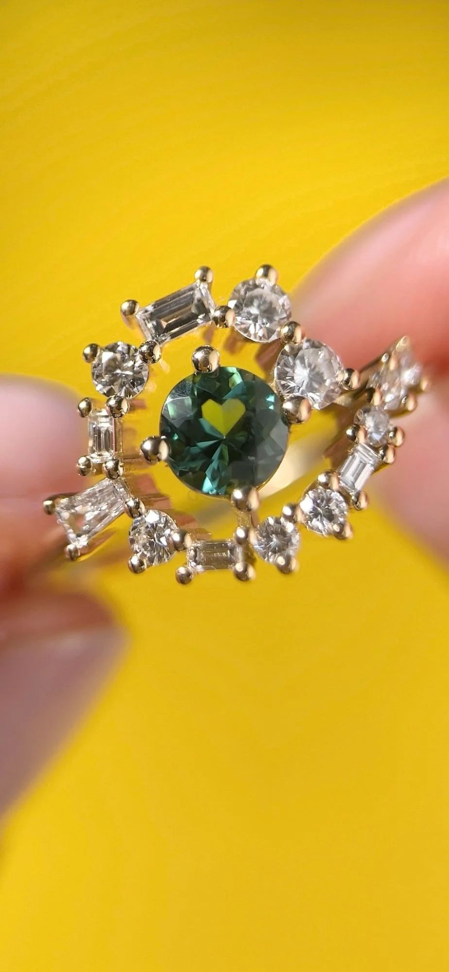 Colimaçon tourmaline et diamants – Image 5