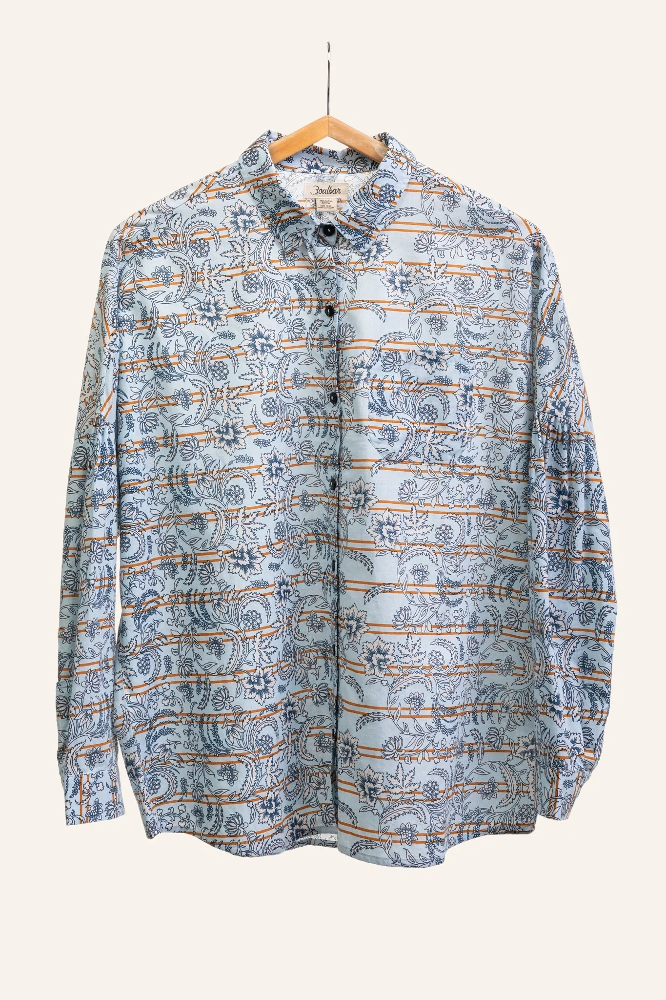 Chemise en coton Bleu - Sari